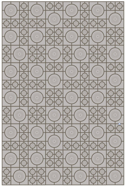 Retro Lino Wallpaper - Grey - Thick Lines