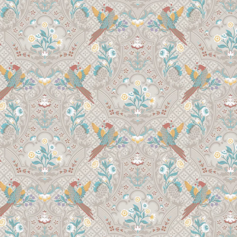 Sample - Empress Wallpaper - Empress Grey