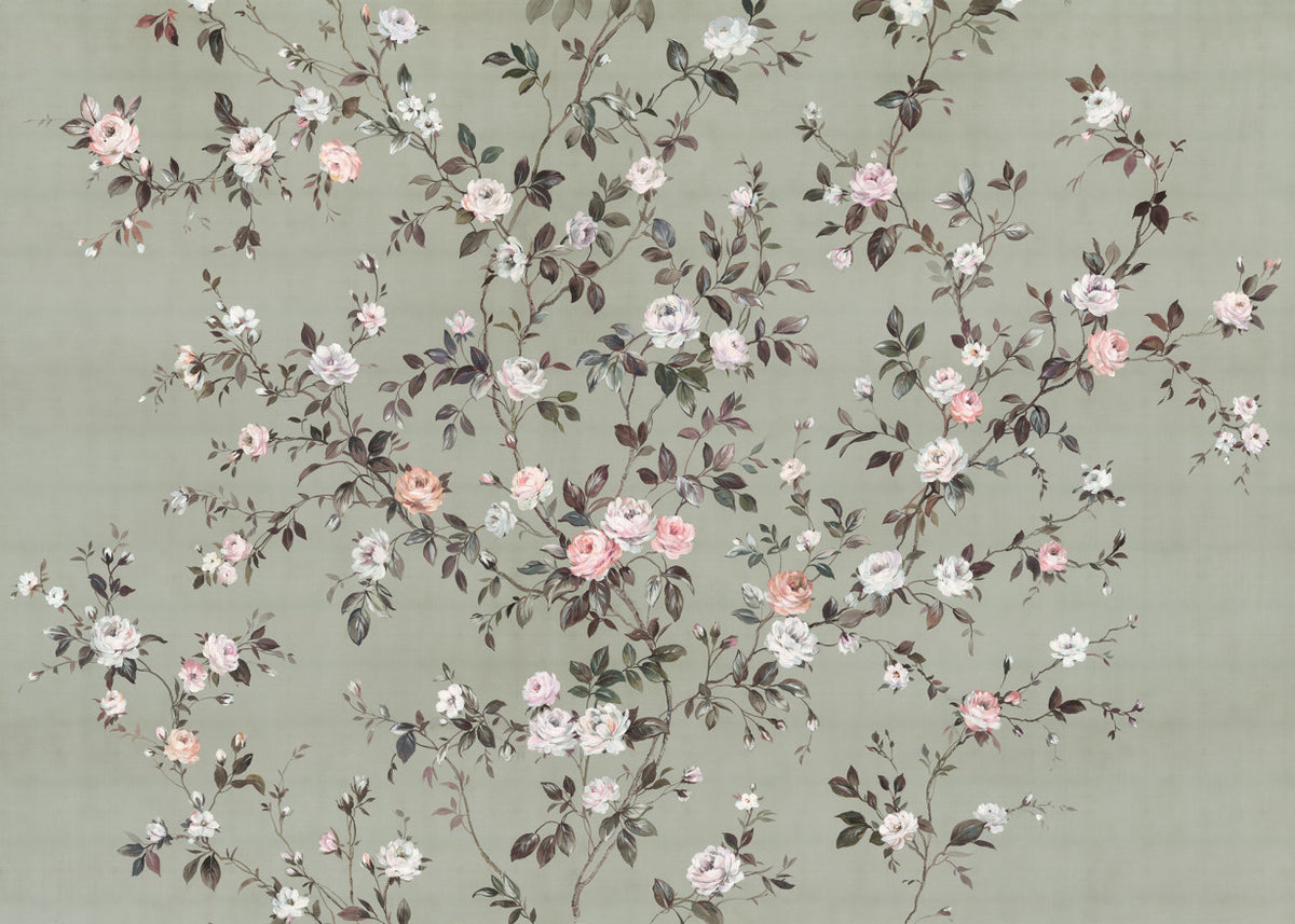 Rosellia - Custom Sized Wallpaper Mural (per m2)
