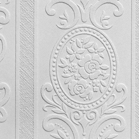 Sample - Louisa Textured Anaglypta Wallpaper - Paintable
