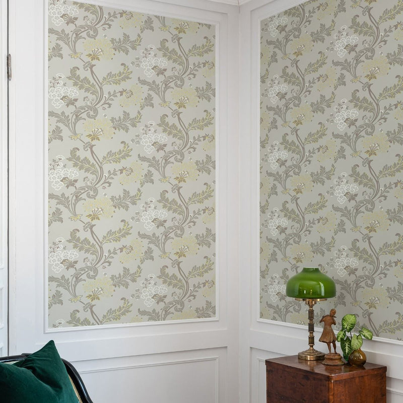 Lydias Gard Wallpaper - Gold/Beige