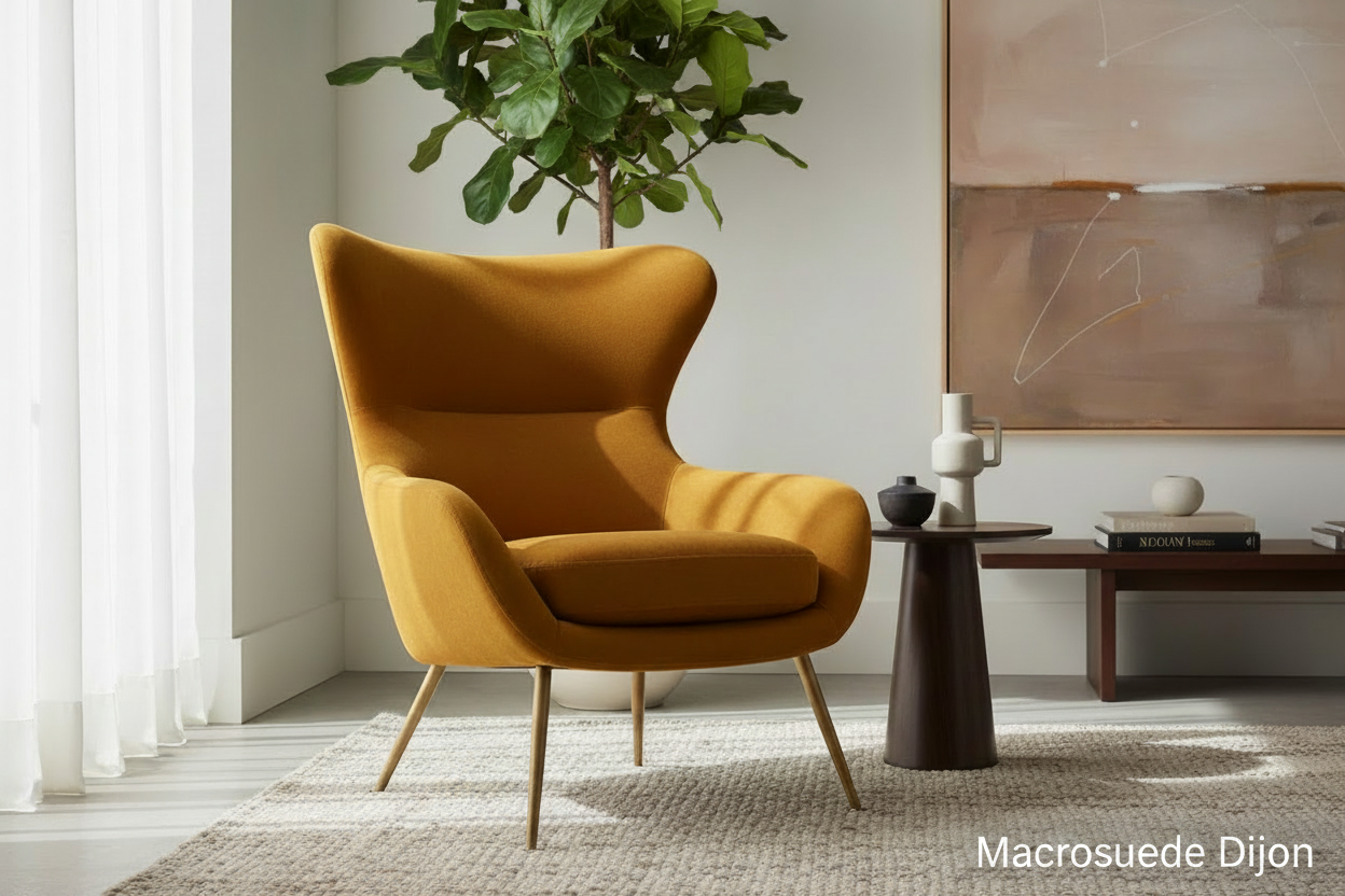 Macrosuede Dijon Chair