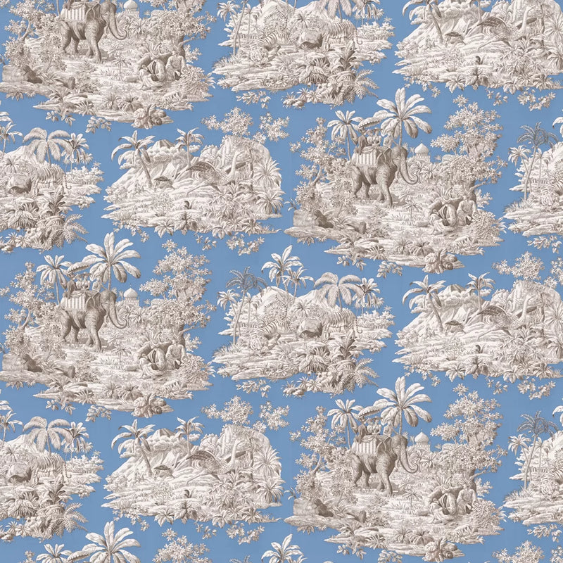 Sample - Mannel Canovas - Bengale Wallpaper - Bleu