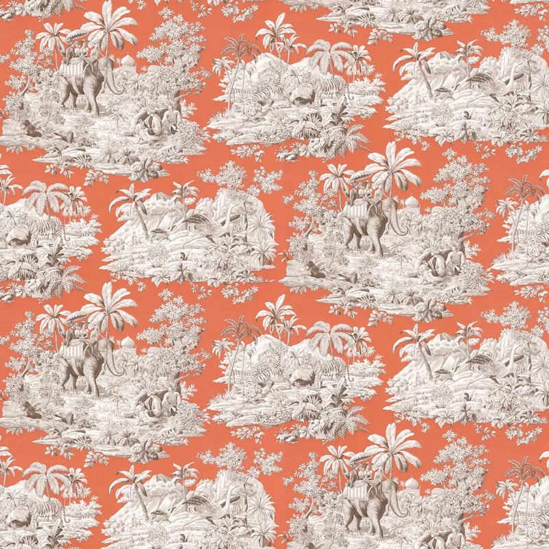 Mannel Canovas - Bengale Wallpaper - Corail