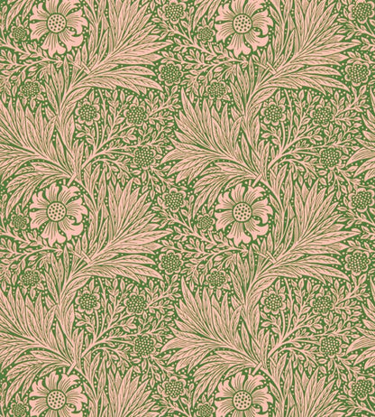 Marigold Wallpaper - Olive/Pink