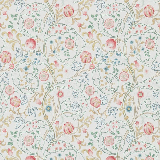 William Morris Mary Isobel Wallpaper - Pink/Ivory
