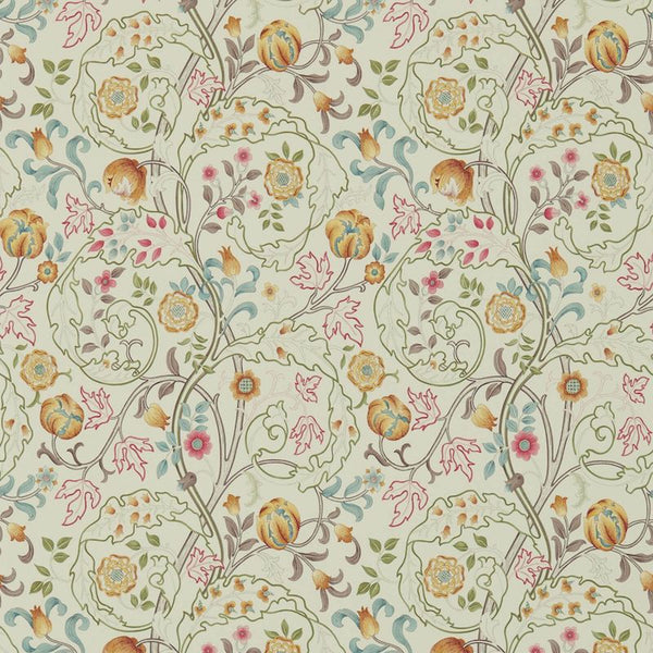 Sample - William Morris Isobel Wallpaper - Russet/Taupe