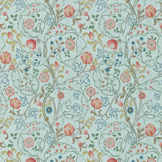 William Morris Mary Isobel Wallpaper - Blue/Pink