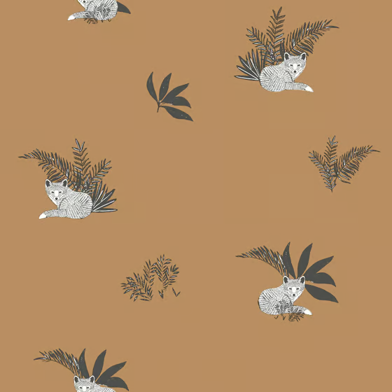 Contempler Fox Wallpaper - 3 Colours