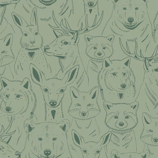 S’Amuser Wallpaper - Sage