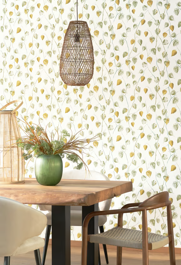 Lanternes Ginkgo Wallpaper - 5 colours