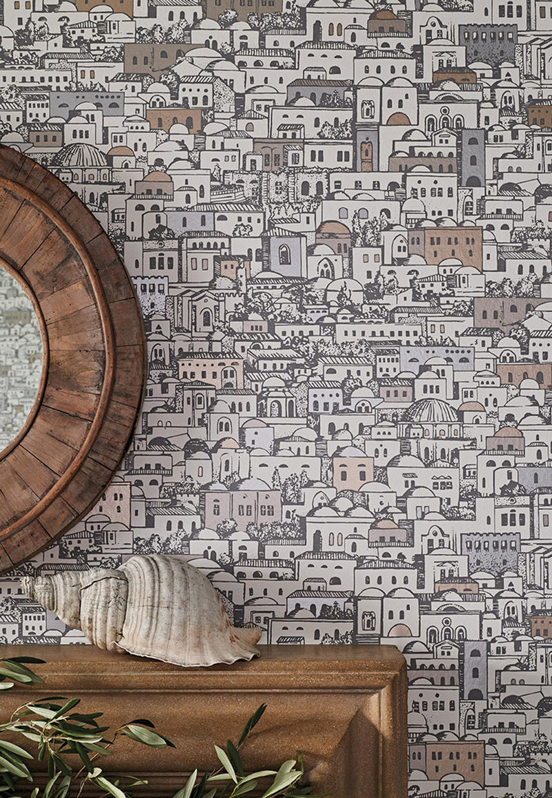 Mediterranea Wallpaper - 4 Colours