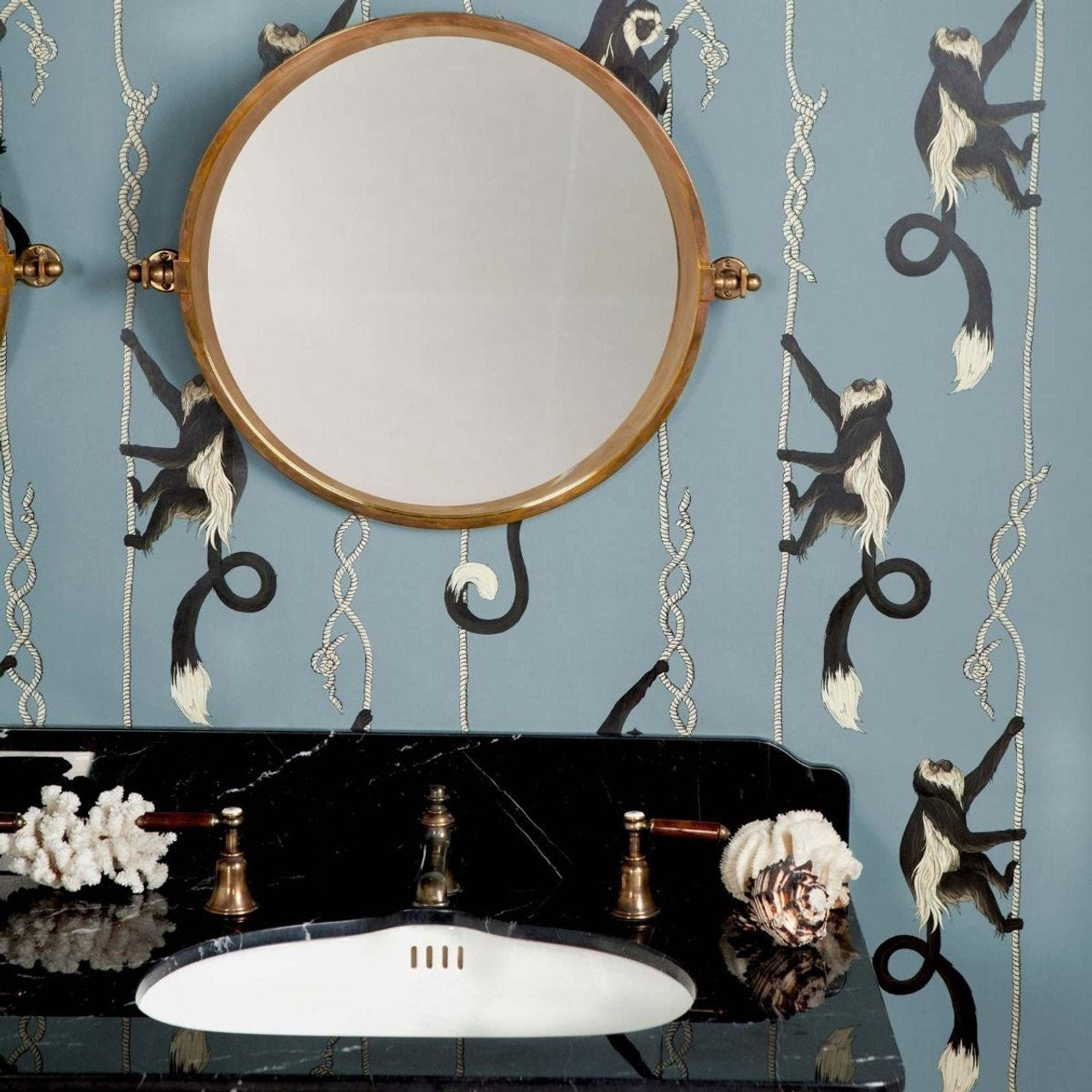 Troop Monkey Hybrid Mural Wallpaper - House of Hackney - Dusk