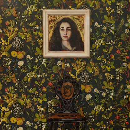 Herbarium Hybrid Mural Wallpaper - House of Hackney - Forest Green