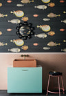Acquario Fish Wallpaper - Charcoal