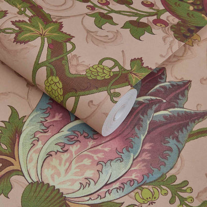 Meliora Jacobean Floral Hybrid Mural – Tourmaline