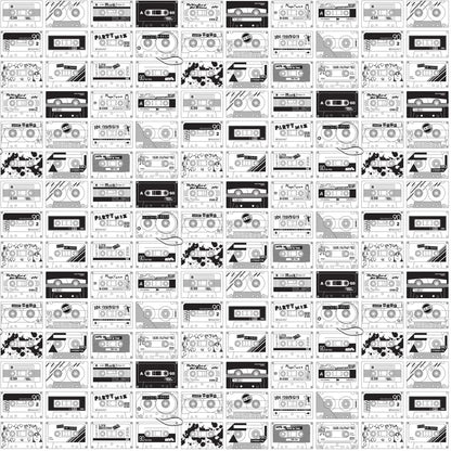 C60 Tape Cassette Wallpaper - White