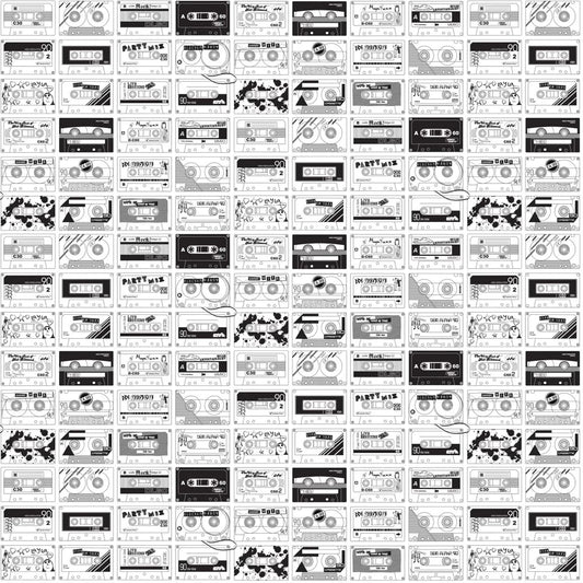 C60 Tape Cassette Wallpaper - White