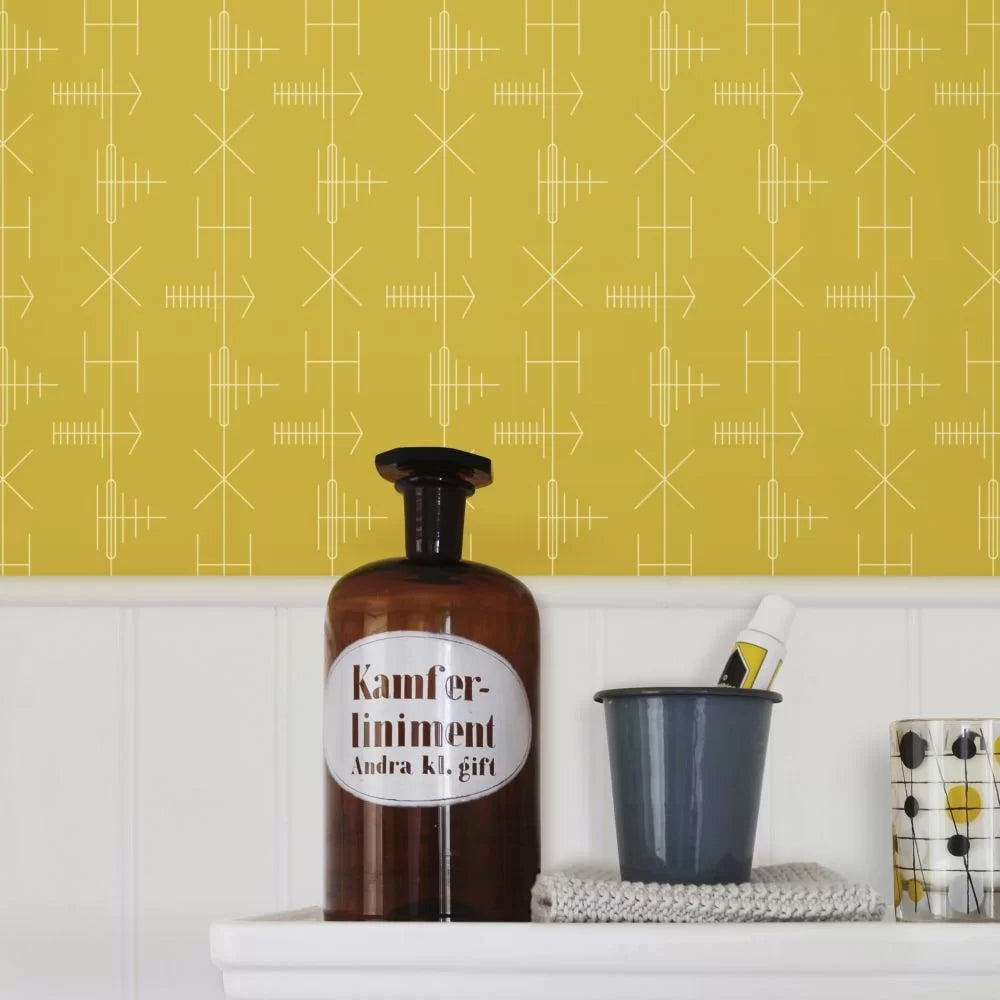 Transmission Wallpaper - Mustard