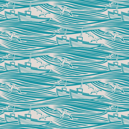 Whitby Boat Wallpaper - Lido