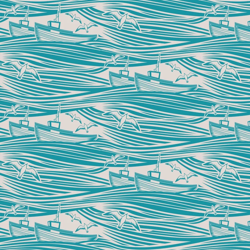 Whitby Boat Wallpaper - Lido