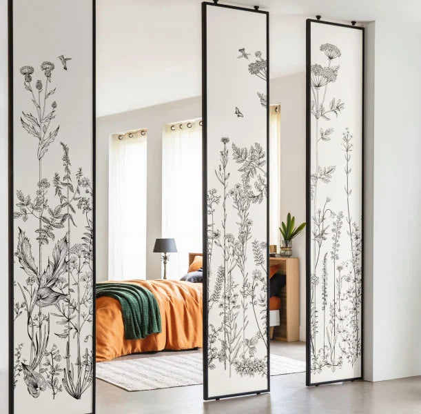 Moonlight Panoramique Wild Flowers Wallpanel