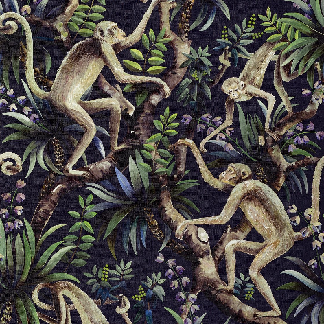 Monkey Business Wallpaper - Midnight