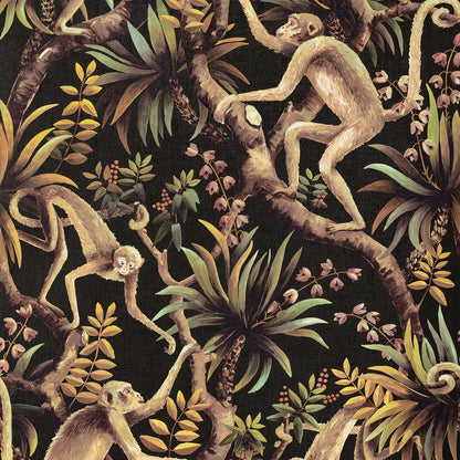 Monkey Business Wallpaper - Sepia