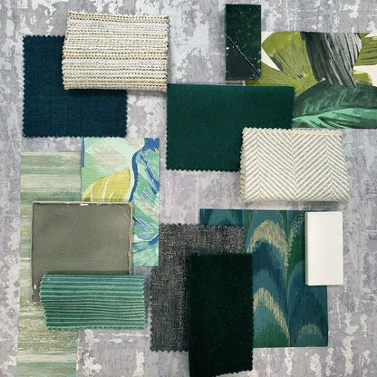 Ruba - Peacock feathers Wallpaper - Teal - Last 29 Rolls Due July