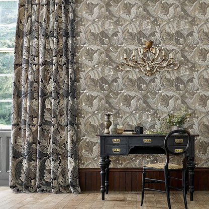 Acanthus by Morris Wallpaper - Manilla/Stone