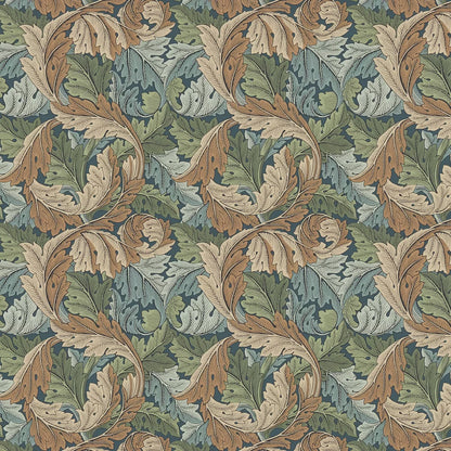 Acanthus by Morris Wallpaper - Slate/Thyme