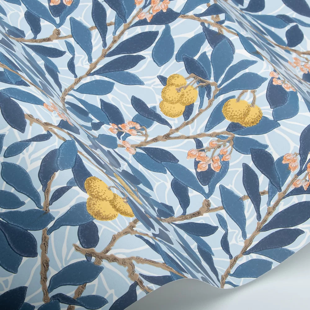 Arbutus by Morris Wallpaper - Sunflower