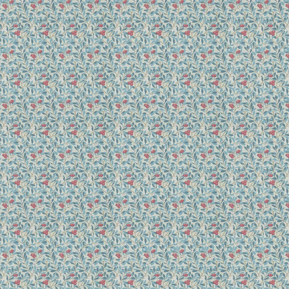 Arbutus by Morris Wallpaper - Woad/Russet