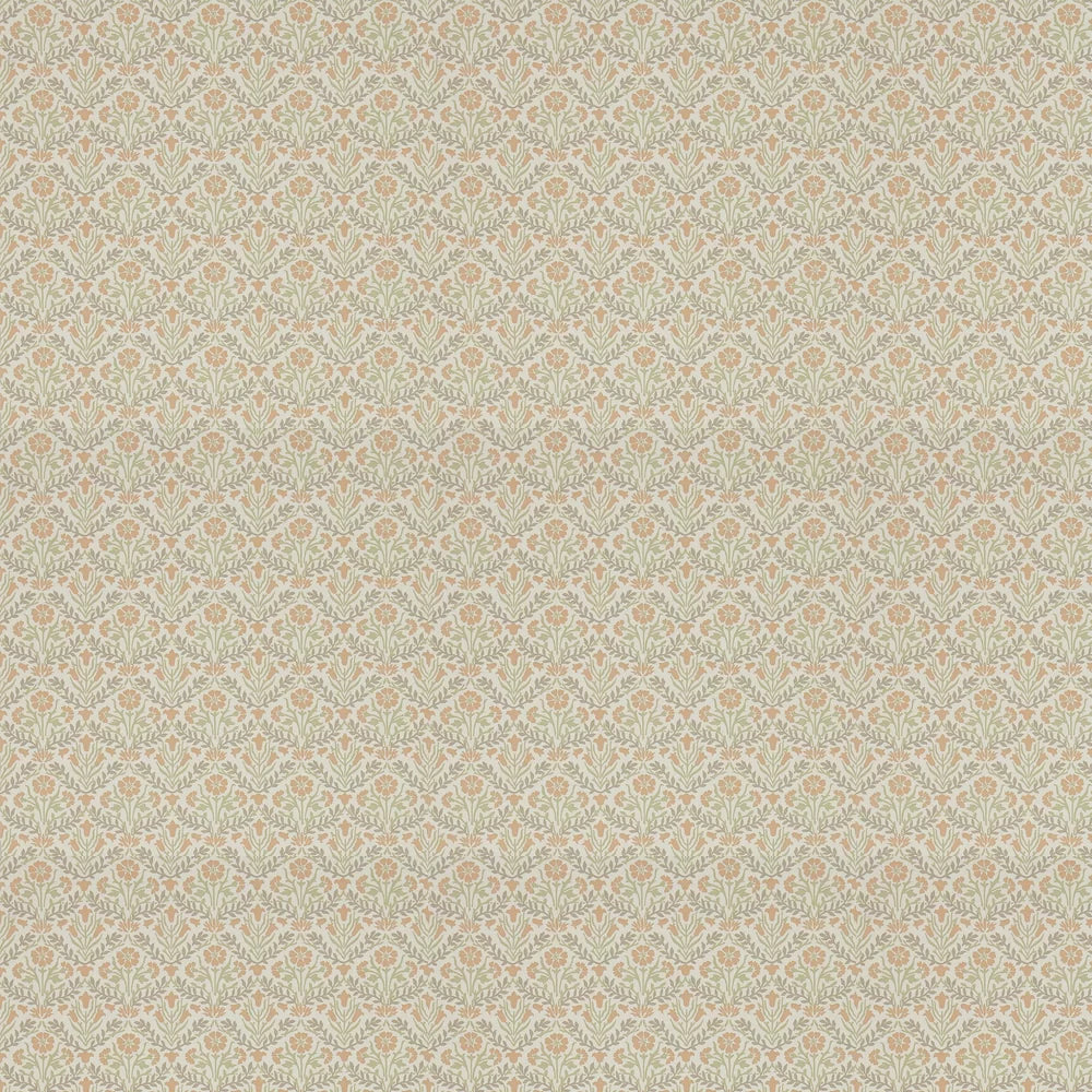 Bellflowers Wallpaper - Morris - Saffron/Olive