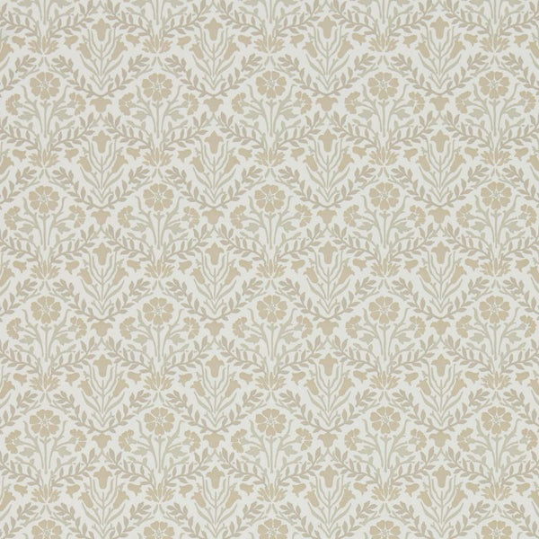 Sample - Bellflowers Wallpaper - Morris - Linen/Cream