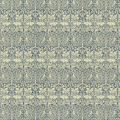 Brer Rabbit by Morris Wallpaper - Blue/Neutral