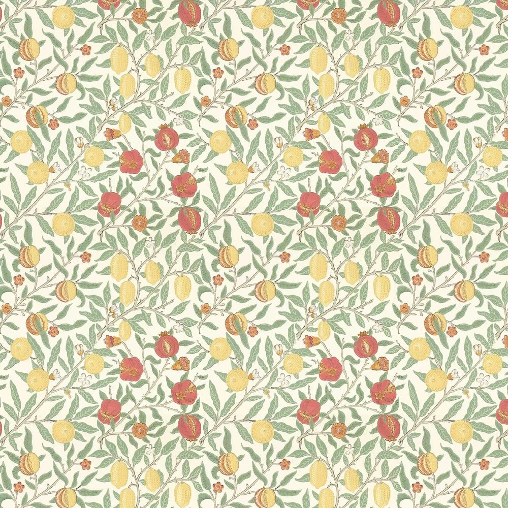 Fruit Wallpaper by William Morris - Bayleaf/Russet