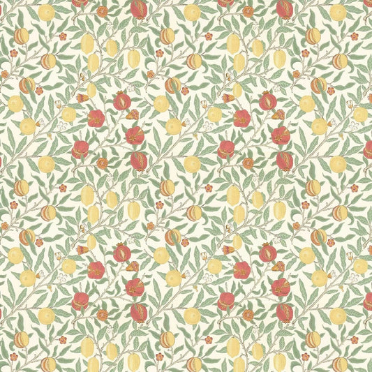 Fruit Wallpaper by William Morris - Bayleaf/Russet