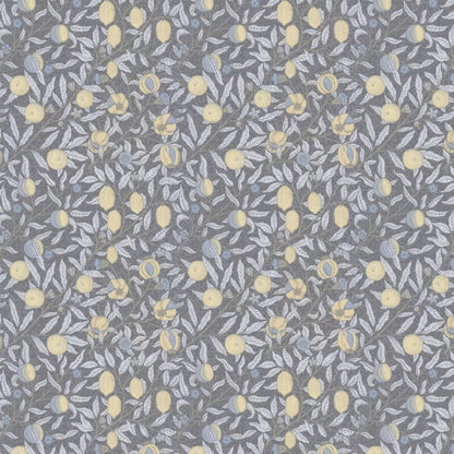 Fruit Wallpaper by William Morris - Charcoal