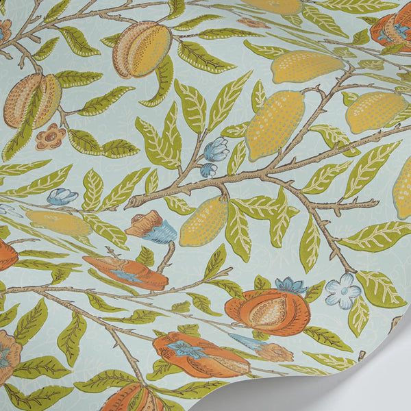 Sample - Fruit Wallpaper by William Morris - Sky