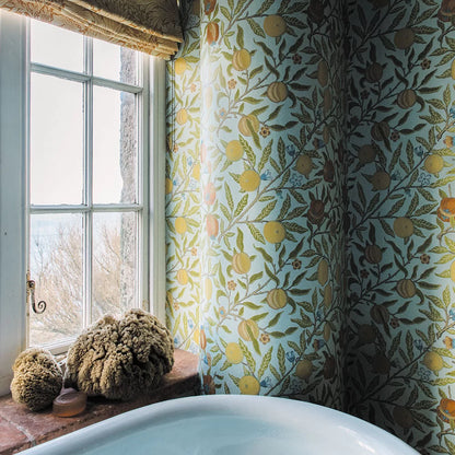 Fruit Wallpaper by William Morris - Sky