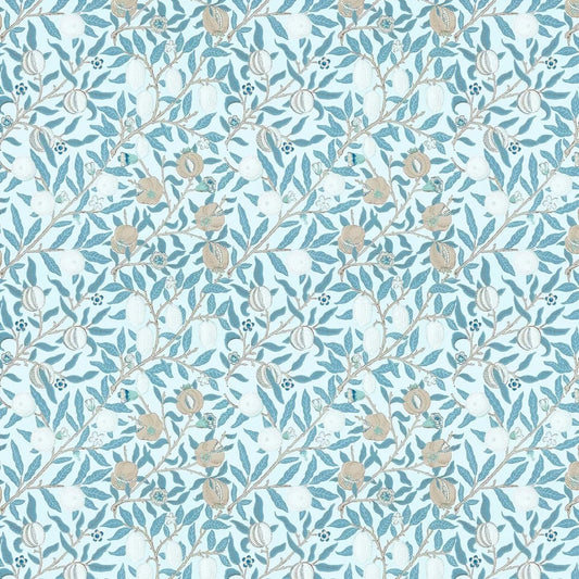 Fruit Wallpaper by William Morris - Slate/Vellum