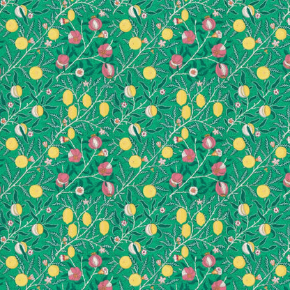 Fruit Wallpaper by William Morris - Tangled Green