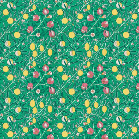 Fruit Wallpaper by William Morris - Tangled Green