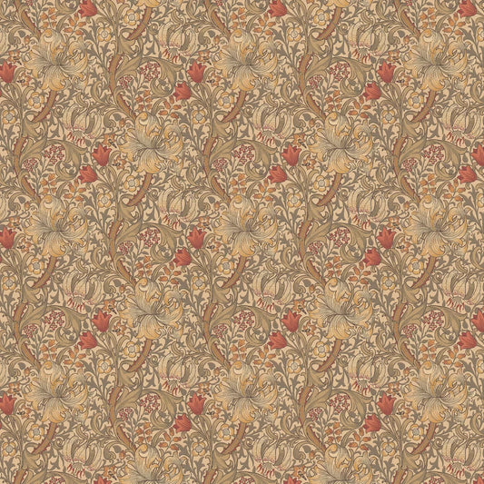 Golden Lily - Morris - Biscuit/Brick