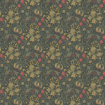 Golden Lily - Morris - Charcoal/Olive