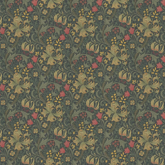 Golden Lily - Morris - Charcoal/Olive