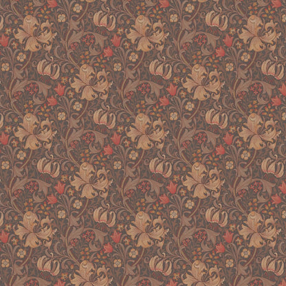 Golden Lily - Morris - Fig/Burnt Orange