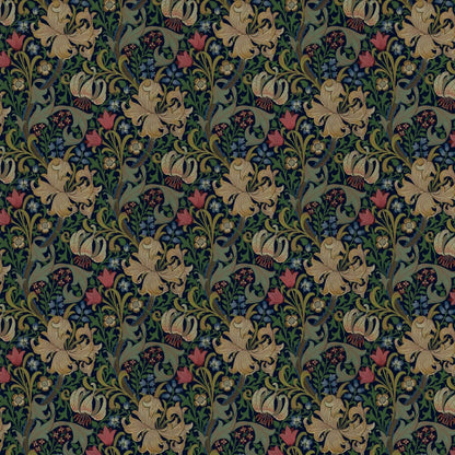 Golden Lily - Morris - Indigo