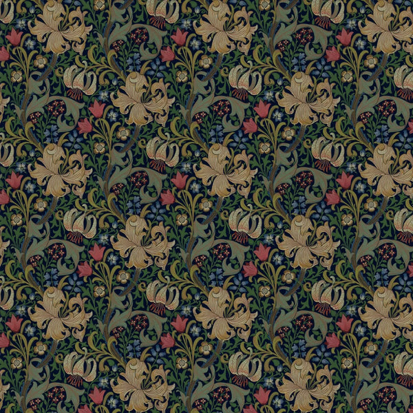 Sample - Golden Lily - Morris - Indigo